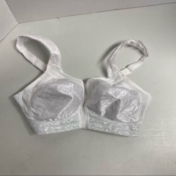 PLAYTEX, Women’s Bra, White, Size 36B, No Wire, - Picture 8 of 11